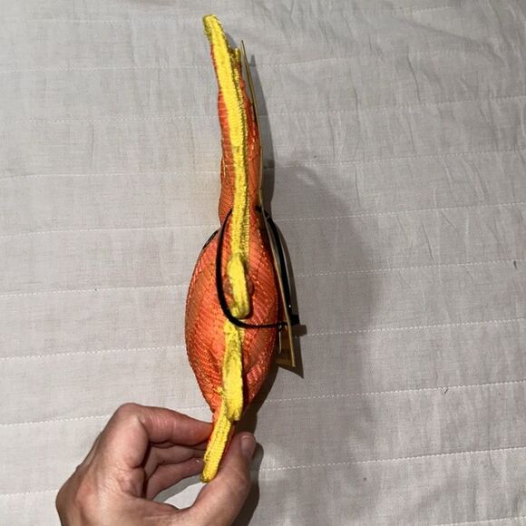 DuraForce Orange Yellow Crab Dog Toy - Picture 11 of 11